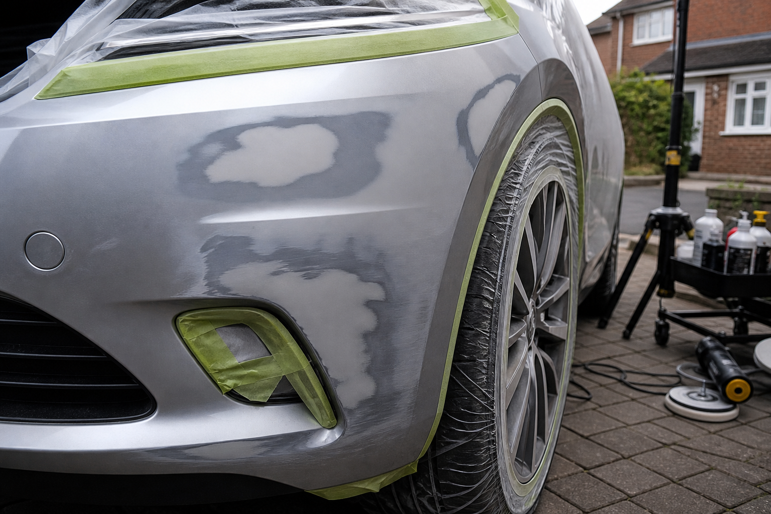 Car body repair preparation