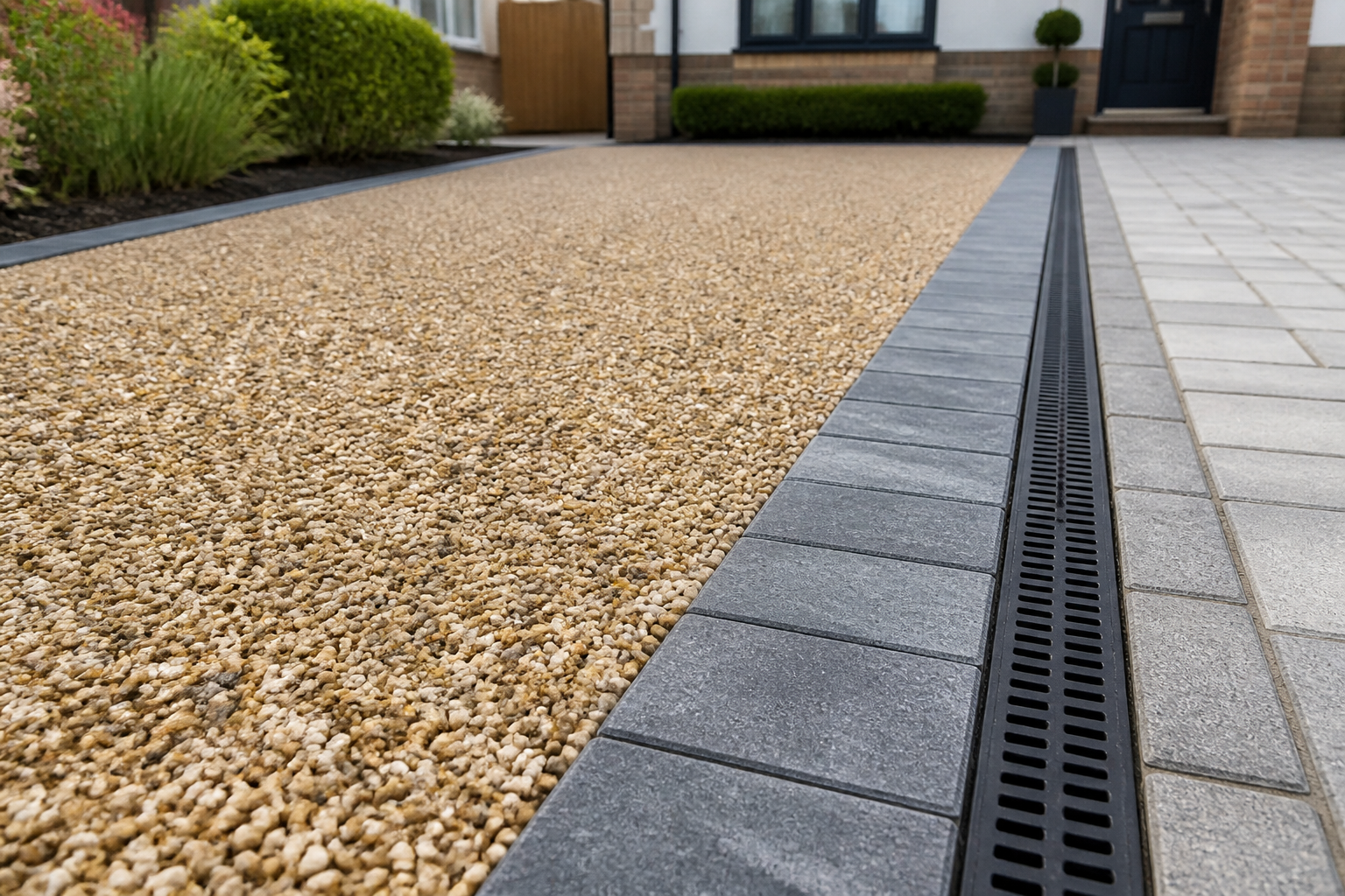 Resin driveway material